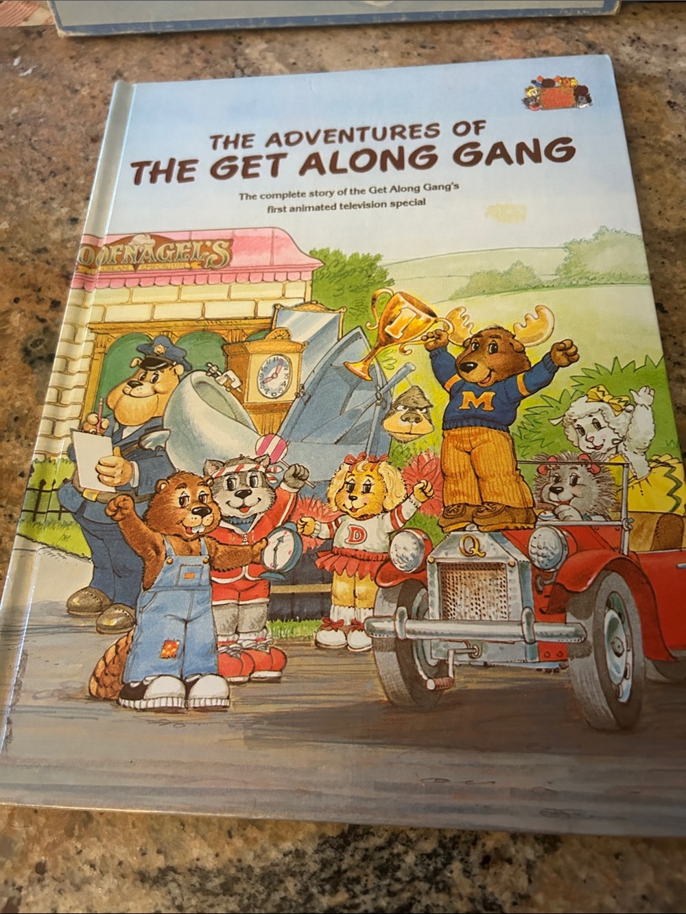 The Adventures of The Get Along Gang Hardcover Book - Illustrated Blue Cover